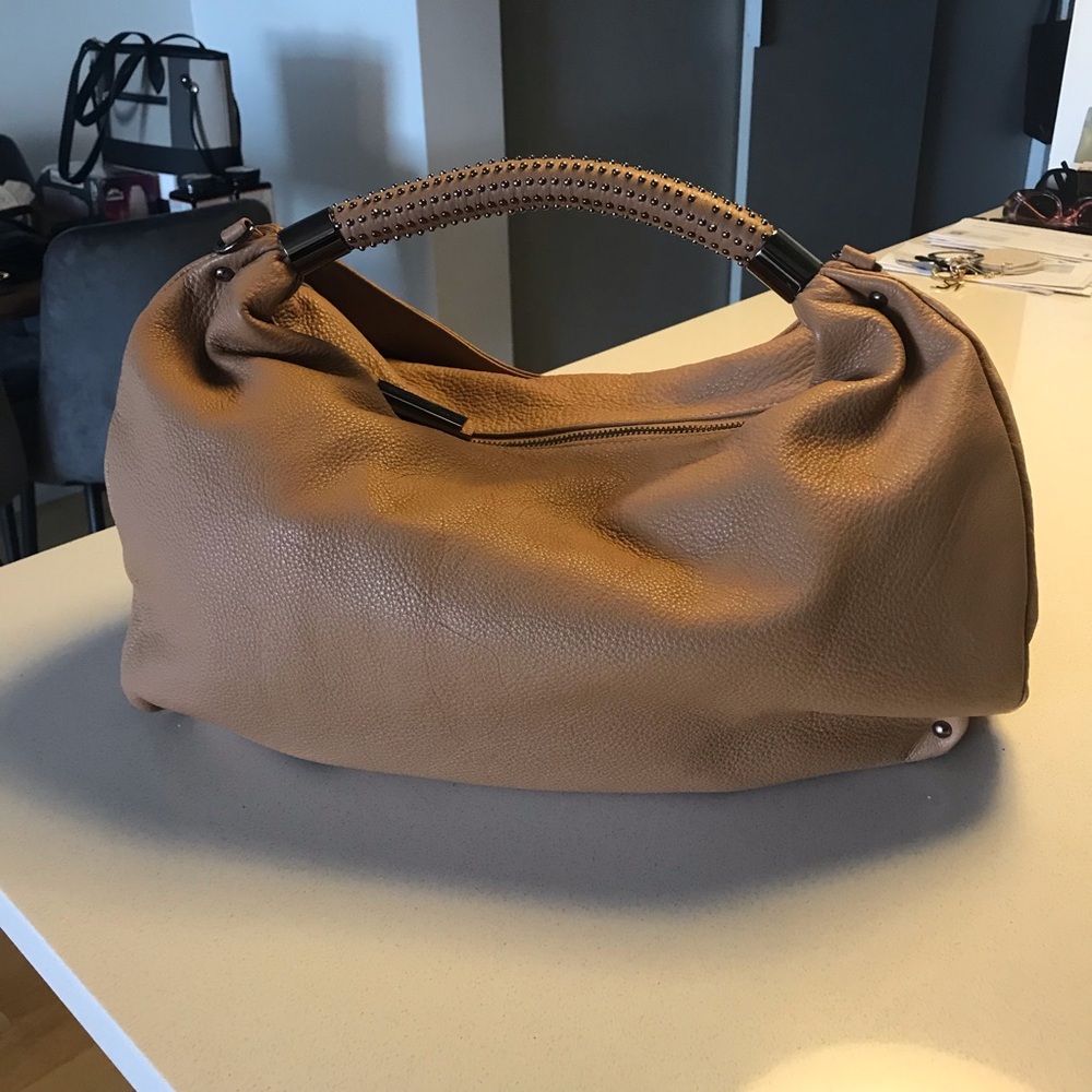 NWOT Large Leather Hobo Bag